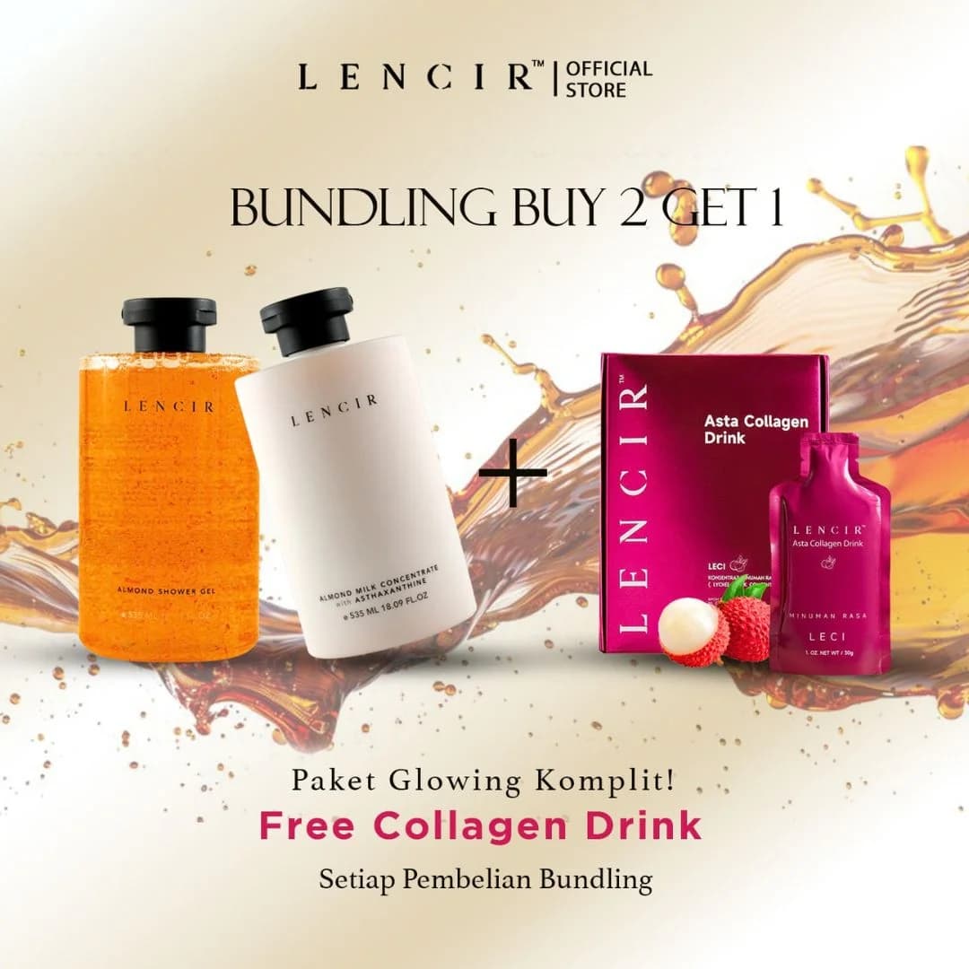 Bundle Lencir Almond Milk Lotion & Lencir Original Kyushu Mulberry